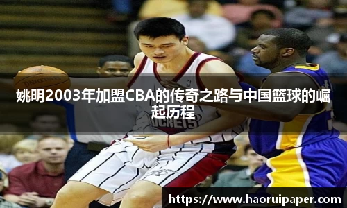 姚明2003年加盟CBA的传奇之路与中国篮球的崛起历程